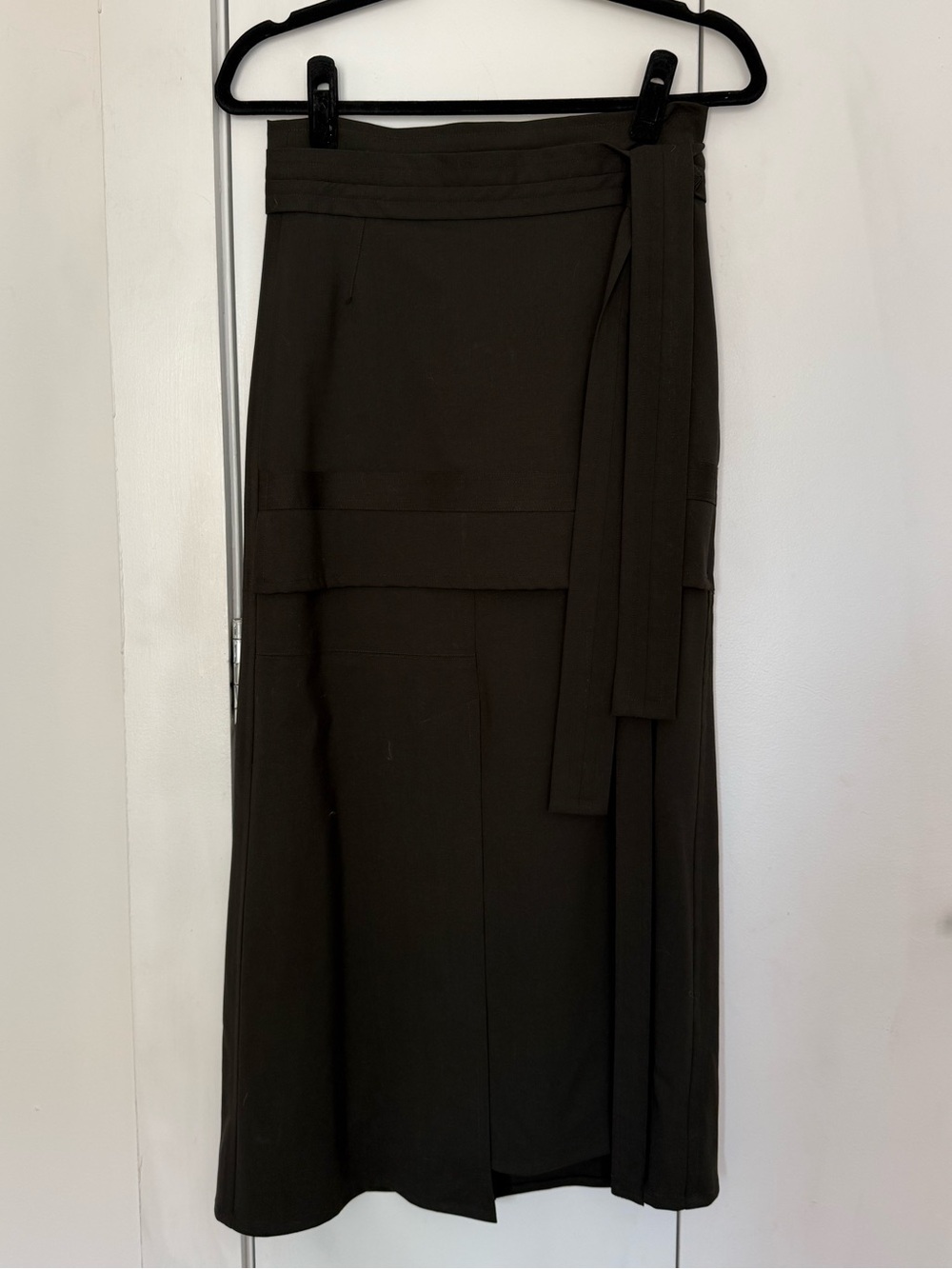 3.1 PHILLIP LIM Women’s Vintage Black Suited Maxi Skirt